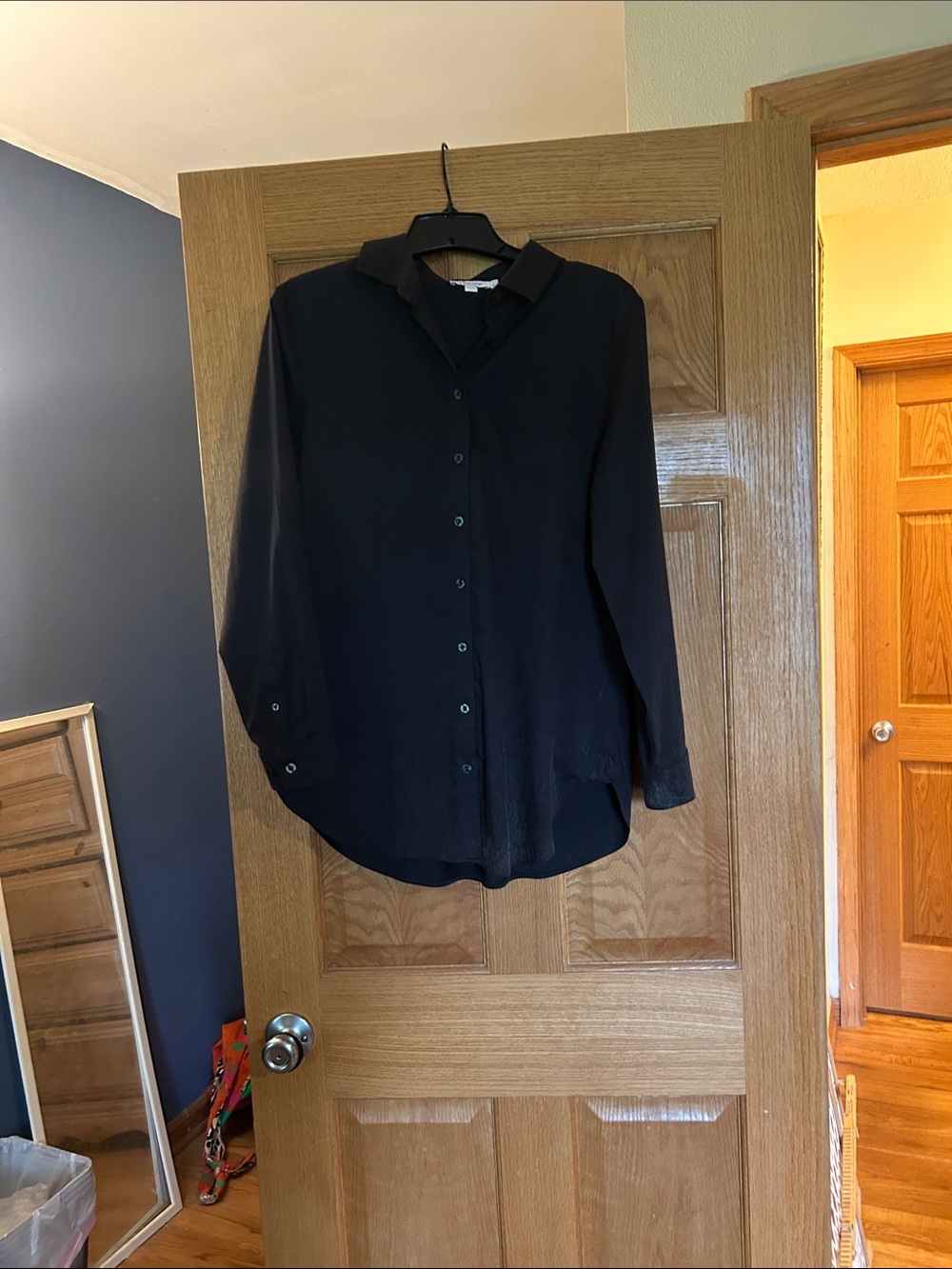 Chico's Black Button-Down Women's Shirt